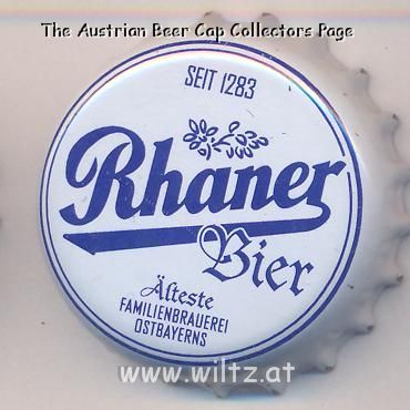 Beer cap Nr.17151: Rhaner Bier produced by Rhanerbräu J.Bruckmayer & Sohn/Schönthal-Rhan
Schönthal-Rhan