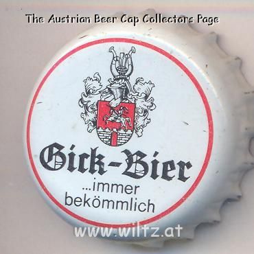 Beer cap Nr.17186: Gick Bier produced by Gick-Bräu GmbH & Co. KG/Burgkunstadt