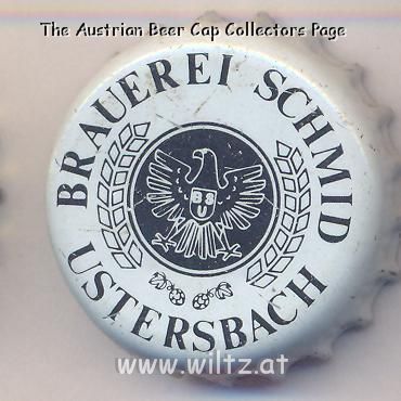Beer cap Nr.17193: Ustersbacher Bier produced by Brauerei Schmid/Ustersbach