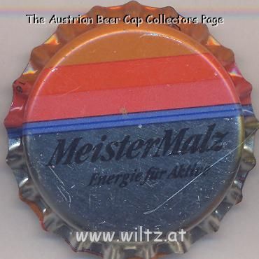 Beer cap Nr.17195: Meister Malz produced by Giessener Brauhaus und Spiritusfab A&W Denninghoff/Giessen