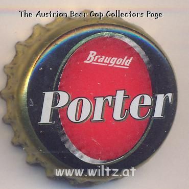 Beer cap Nr.17245: Braugold Porter produced by Braugold Brauerei Riebeck GmbH & Co. KG/Erfurt