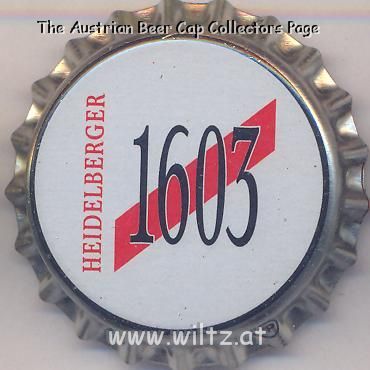 Beer cap Nr.17254: Heidelberger 1603 produced by Heidelberger Brauerei/Heidelberg