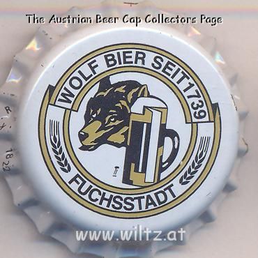 Beer cap Nr.17316: Wolf Pils produced by Privatbrauerei Wolf/Fuchsstadt