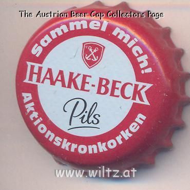 Beer cap Nr.17366: Haake Beck Pils produced by Haake-Beck Brauerei AG/Bremen