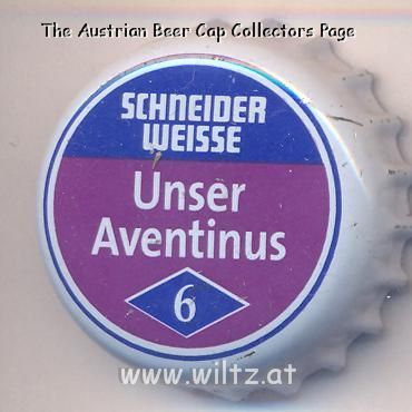 Beer cap Nr.17372: Schneider Weisse Unser Aventinus produced by G. Schneider & Sohn/Kelheim