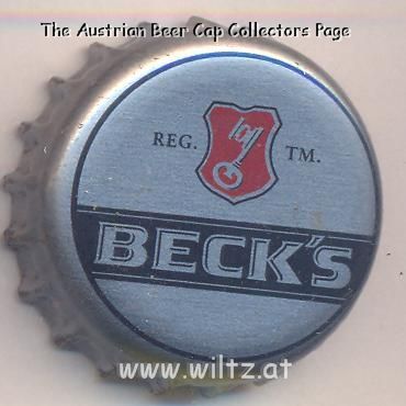 Beer cap Nr.17383: Beck's produced by Brauerei Beck GmbH & Co KG/Bremen