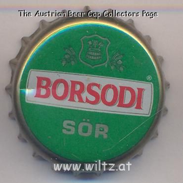 Beer cap Nr.17401: Borsodi Sör produced by Borsody Sörgyar Rt/Böcs