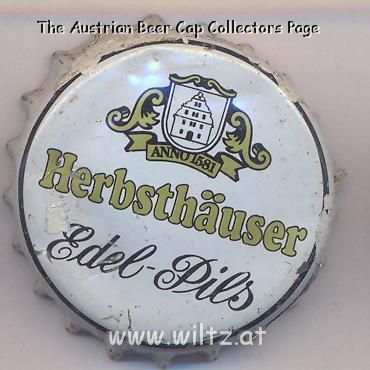 Beer cap Nr.17439: Herbsthäuser Edel Pils produced by Herbsthäuser Brauerei Wunderlich KG/Bad Mergentheim