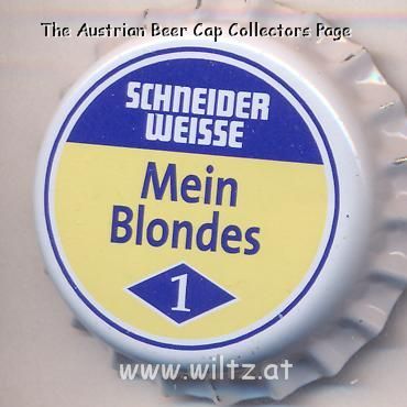 Beer cap Nr.17539: Schneider Weisse Mein Blondes 1 produced by G. Schneider & Sohn/Kelheim