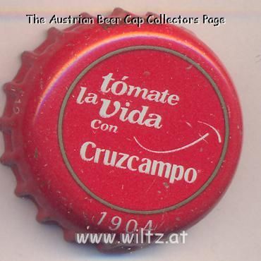 Beer cap Nr.17690: Cruzcampo produced by Cruzcampo/Sevilla