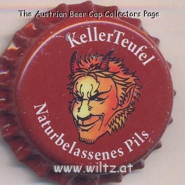 Beer cap Nr.17785: Baisinger Kellerteufel produced by Baisinger Löwenbräu/Baisingen bei Tübingen