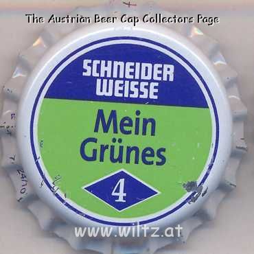 Beer cap Nr.17824: Schneider Weisse Mein Grünes 4 produced by G. Schneider & Sohn/Kelheim