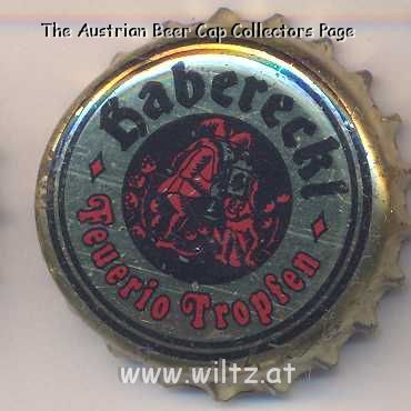 Beer cap Nr.17828: Feuerio Tropfen produced by Privatbrauerei Habereckl/Mannheim