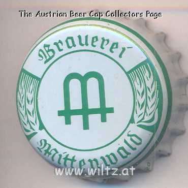 Beer cap Nr.17833: all brands produced by Brauerei Mittenwald/Mittenwald