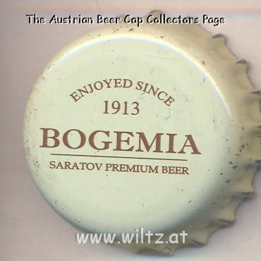Beer cap Nr.17920: Bogemia Saratov Premium Beer produced by Marksovskiy pivzavod/Saratov