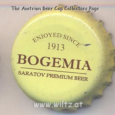 Beer cap Nr.17921: Bogemia Saratov Premium Beer produced by Marksovskiy pivzavod/Saratov