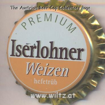 Beer cap Nr.18017: Iserlohner Weizen hefetrüb produced by Iserlohn GmbH/Iserlohn