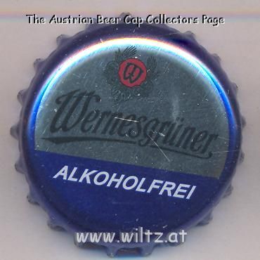 Beer cap Nr.18086: Wernesgrüner Alkoholfrei produced by Wernesgrüner Brauerei AG/Wernesgrün