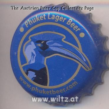 Beer cap Nr.18114: Phuket Lager Beer produced by San Miguel Corporation/Pathumthani