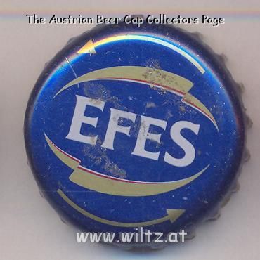 Beer cap Nr.18128: Efes produced by Ege Biracilik ve Malt Sanayi/Izmir
