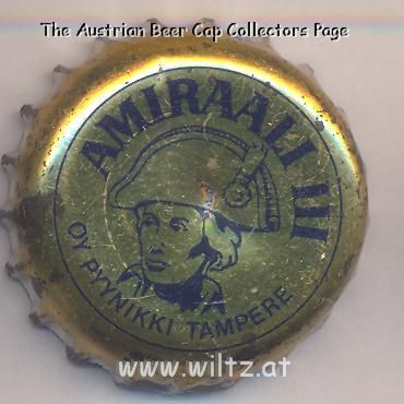 Beer cap Nr.18148: Amiraali III produced by OY Pyynikki/Tampere