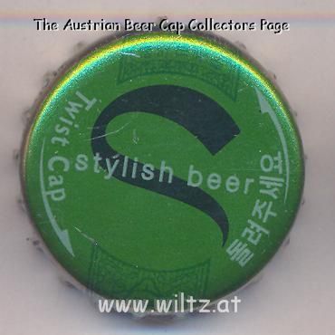 Beer cap Nr.18153: stylish beer produced by Chosun Brewery Co./Seoul