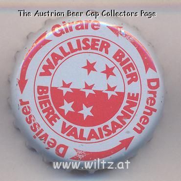 Beer cap Nr.18222: Walliser Bier produced by Valaisanne/Sion