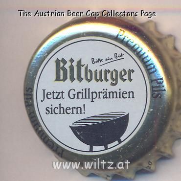 Beer cap Nr.18237: Bitburger Premium Pils produced by Bitburger Brauerei Th. Simon GmbH/Bitburg