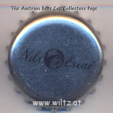 Beer cap Nr.18247: Nils Oscar produced by Nils Oscar Bryggeri/Stockholm