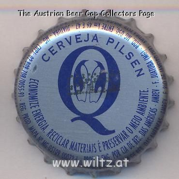 Beer cap Nr.18267: Antarctica Cerveja Pilsen produced by AmBev - Companhia de Bebidas das Américas/Juatuba