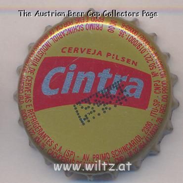 Beer cap Nr.18279: Cintra produced by Schincariol/Sao Paulo