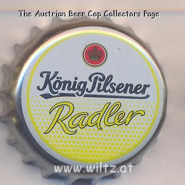 Beer cap Nr.18338: König Pilsener Radler produced by König-Brauerei GmbH & Co. KG/Duisburg