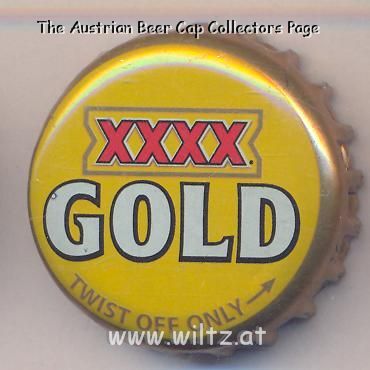 Beer cap Nr.18342: XXXX Gold produced by Castlemaine Perkins Ltd/Brisbane