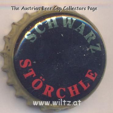 Beer cap Nr.18485: Schwarz Störchle produced by Storchen-Bräu Hans Roth KG/Pfaffenhausen