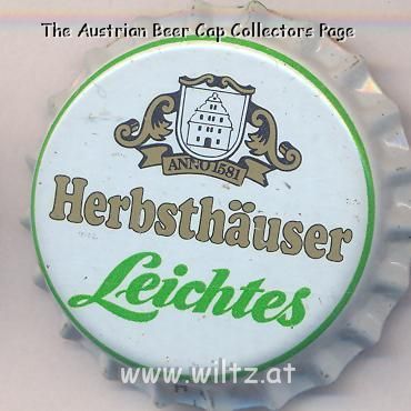 Beer cap Nr.18517: Herbsthäuser Leichtes produced by Herbsthäuser Brauerei Wunderlich KG/Bad Mergentheim