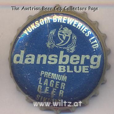 Beer cap Nr.18630: dansberg blue produced by Yuksom Breweries LTD/Sikkim