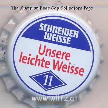 Beer cap Nr.18638: Schneider Weisse Unsere leichte Weisse produced by G. Schneider & Sohn/Kelheim