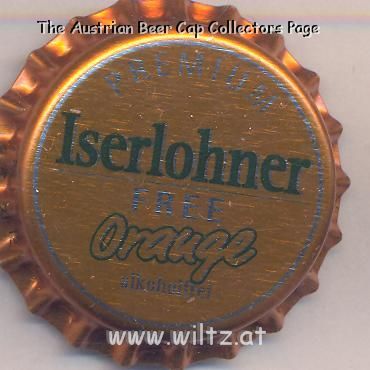 Beer cap Nr.18740: Iserlohner Orange Alkoholfrei produced by Iserlohn GmbH/Iserlohn