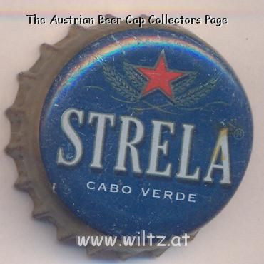 Beer cap Nr.18741: Strela produced by Sociedade Caboverdiana de Cerveja e Refrigerantes/Praja