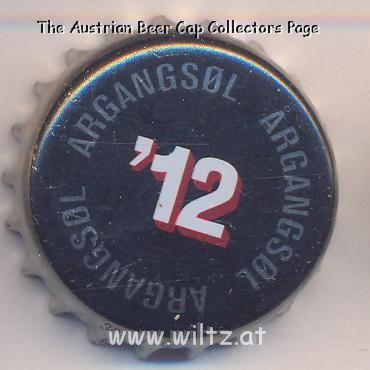 Beer cap Nr.18796: Argangsol 2012 produced by Wiibroes Bryggeri A/S/Helsingoer
