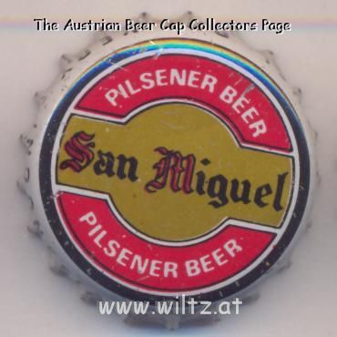 Beer cap Nr.19238: San Miguel produced by PT San Miguel Brewery/Bekasi West Java