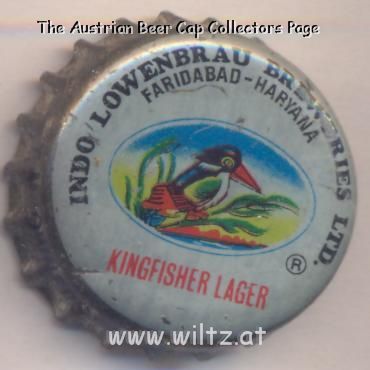 Beer cap Nr.19252: Kingfisher Lager produced by Indo Lowenbrau Breweries/Faridabad - Haryana