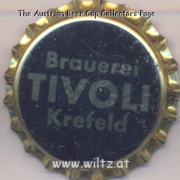 Beer cap Nr.19465:   produced by Brauerei Tivoli/Krefeld