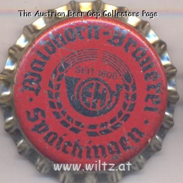Beer cap Nr.19484:   produced by Waldhorn Brauerei/Spaichingen