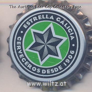 Beer cap Nr.19574: Estrella Galicia produced by Hijos De Rivera S.A./La Coruña