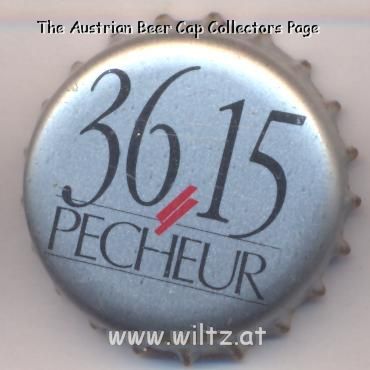 Beer cap Nr.19621: 36 15 Pecheur produced by Brasserie Fischer/Schiltigheim