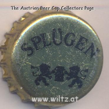 Beer cap Nr.19638: Splügen produced by Birra Poretti/Milano