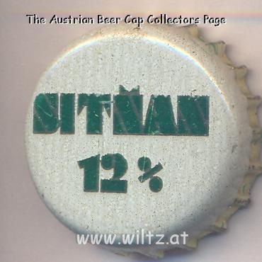 Beer cap Nr.19669: Sitnan 12% produced by Pivovar Steiger/Vyhne