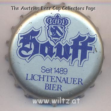 Beer cap Nr.19737: Hauff produced by Hauff Bräu/Lichtenau