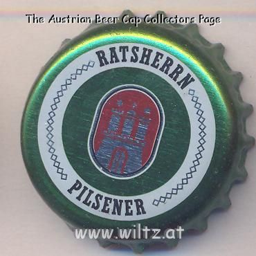 Beer cap Nr.19842: Ratsherrn Pilsener produced by Ratsherrn Vertriebs GmbH/Hamburg